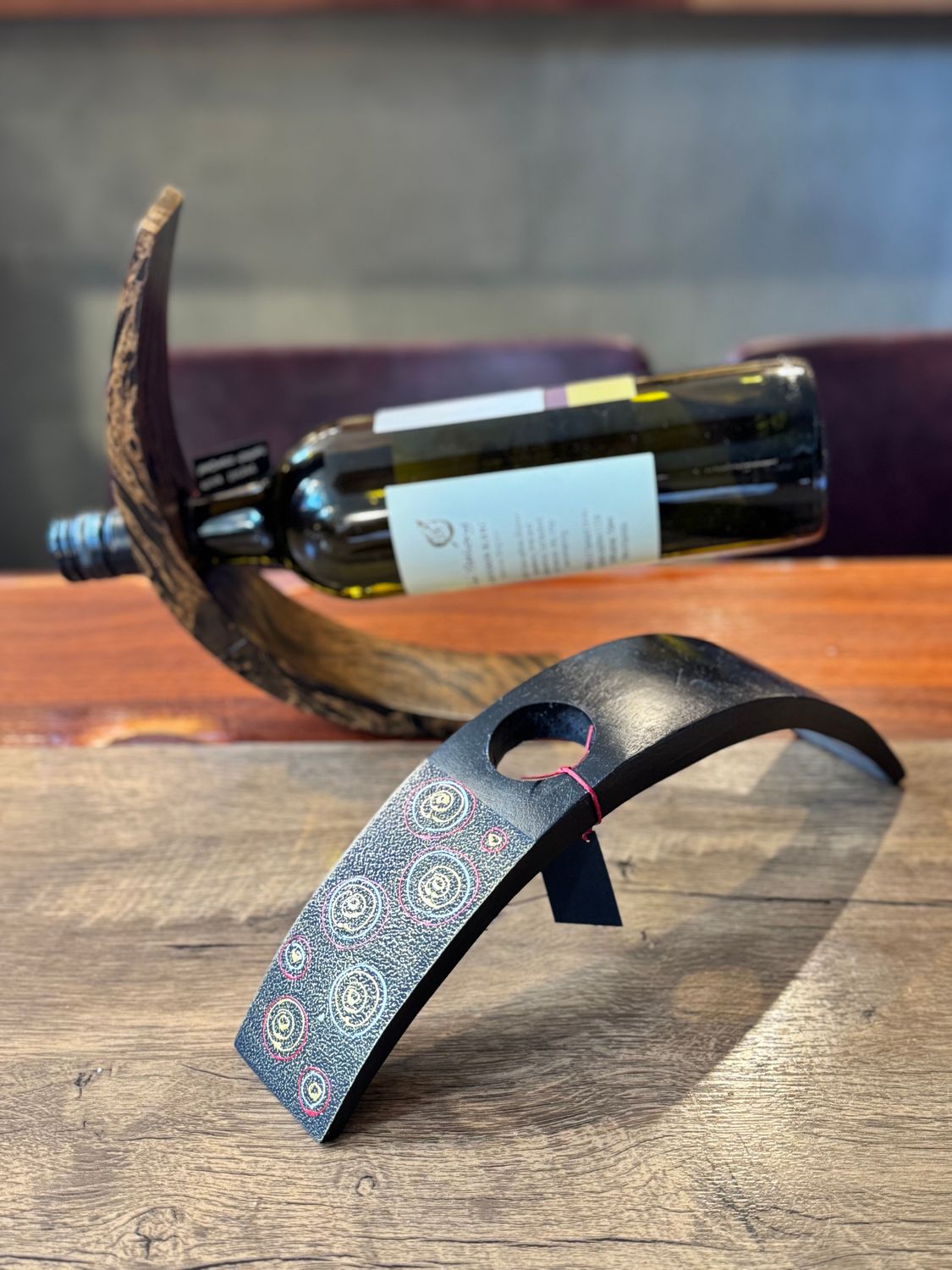 Handmade Wooden Wine Bottle Holder