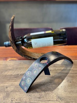 Handmade Wooden Wine Bottle Holder