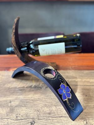 Handmade Wooden Wine Bottle Holder