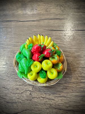 Miniature Thai Fruits Basket Magnet