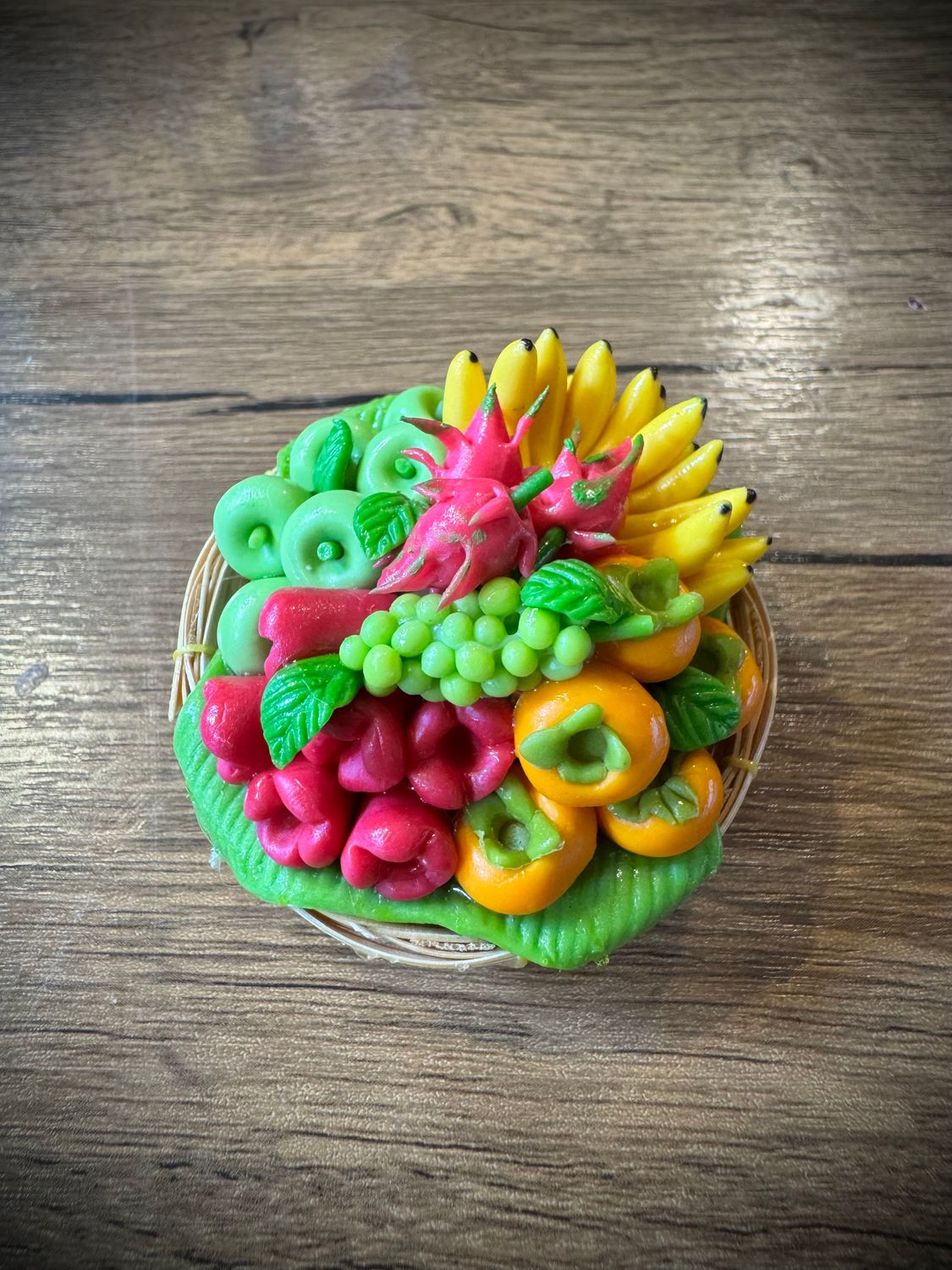 Miniature Thai Fruit Basket Magnet