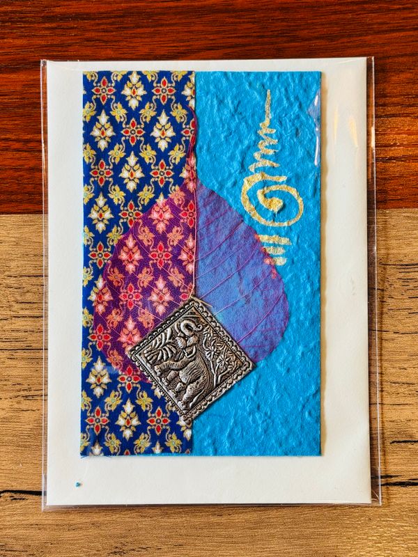 Handmade Saa Paper Greeting Card