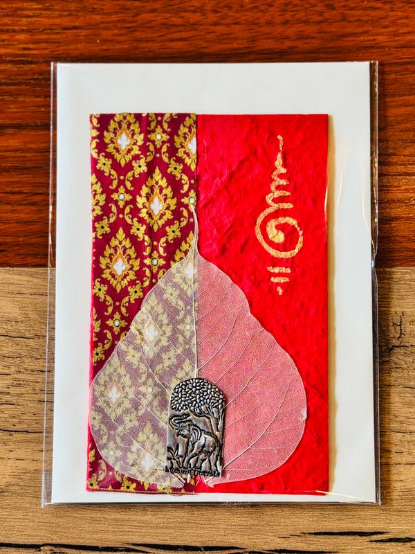 Handmade Saa Paper Greeting Card