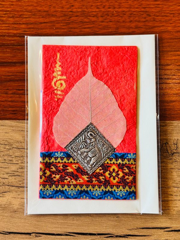 Handmade Saa Paper Greeting Card