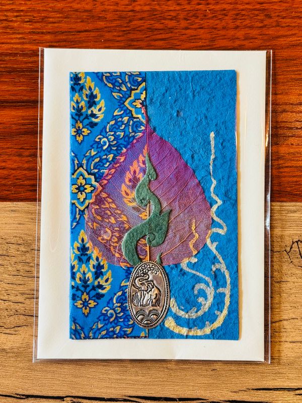 Handmade Saa Paper Greeting Card