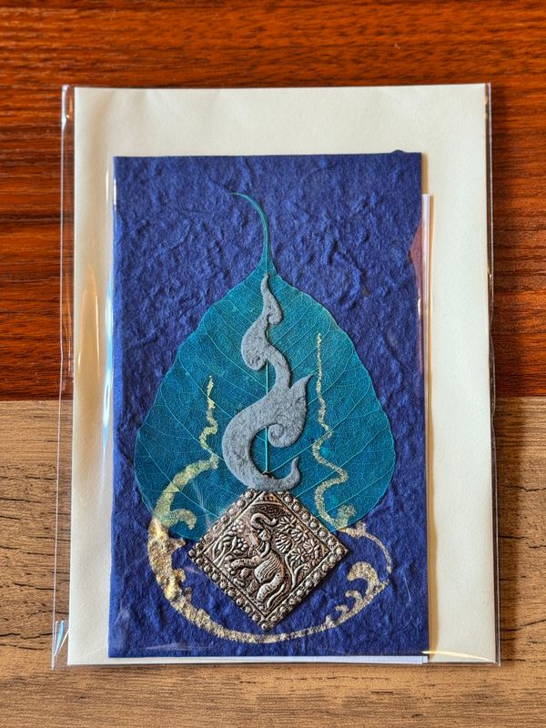 Handmade Saa Paper Greeting Card