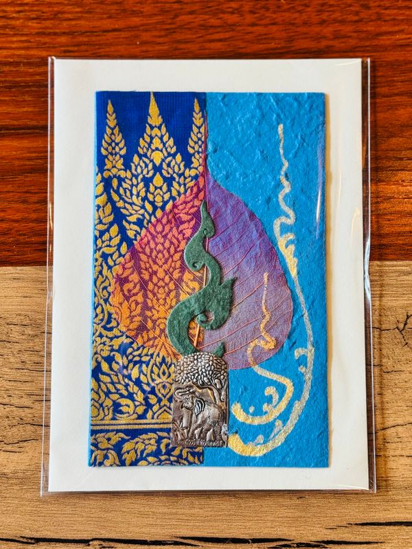 Handmade Saa Paper Greeting Card