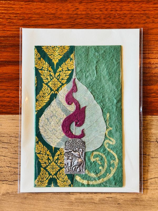 Handmade Saa Paper Greeting Card