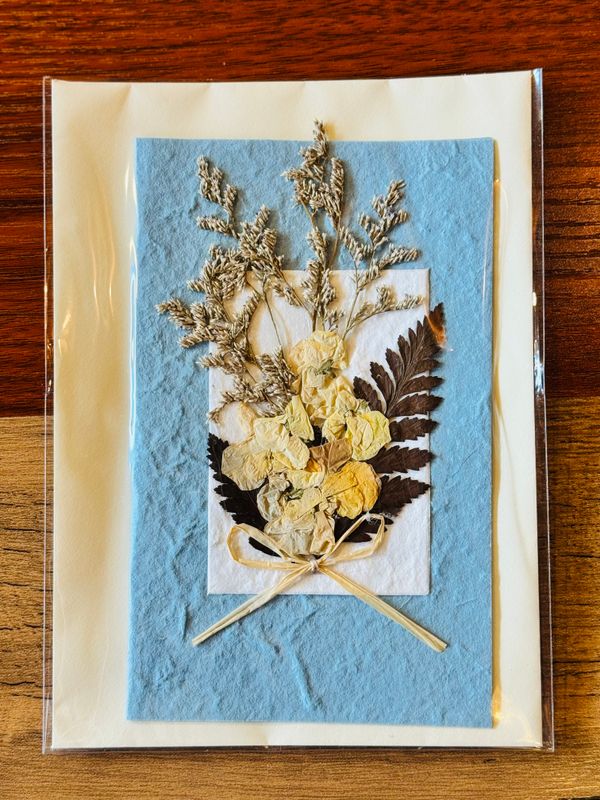 Handmade Saa Paper Greeting Card