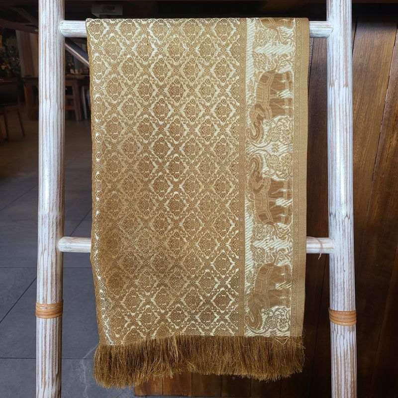 Thai Traditional woven Textile/Fabric - gold