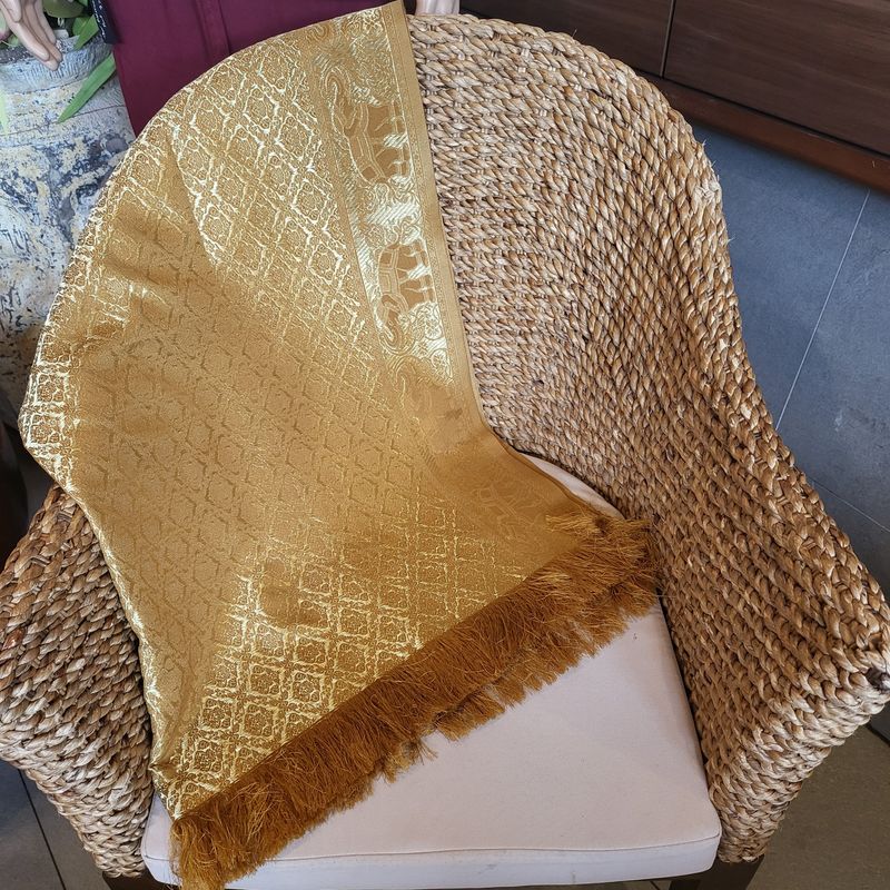 Thai Traditional woven Textile/Fabric - gold