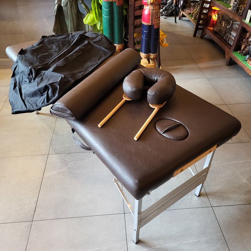 Portable Massage Bed + Bolster