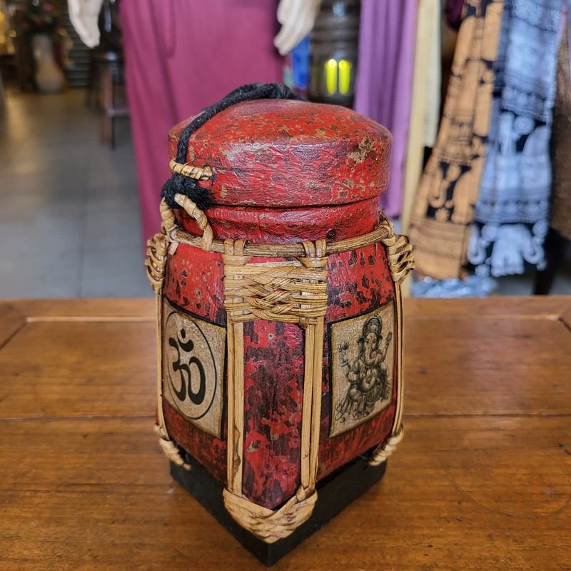 Spun Bamboo Rice Container (S)