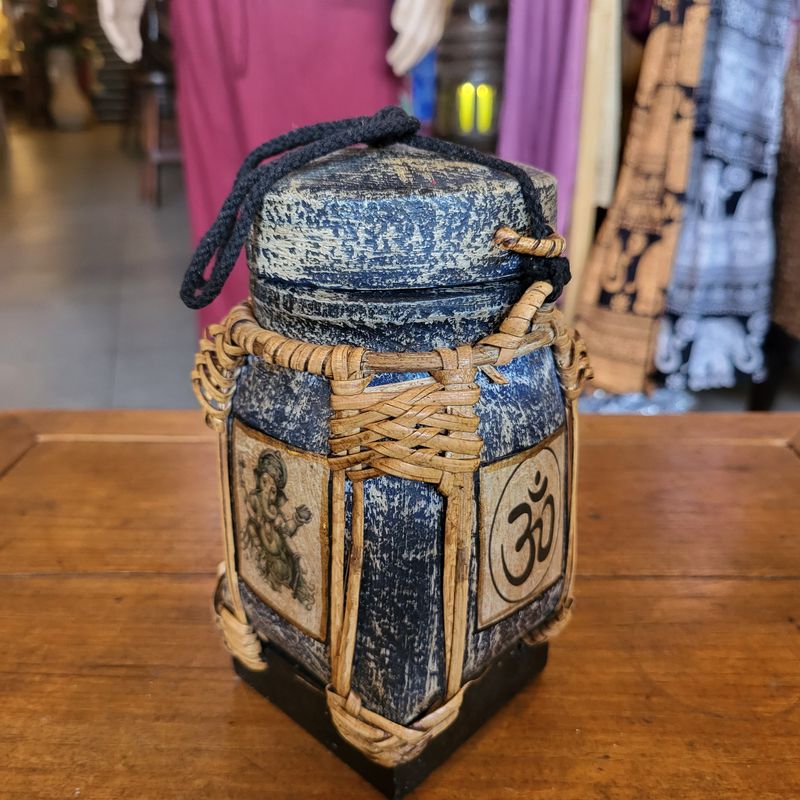 Spun Bamboo Rice Container (S)