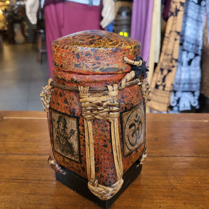 Spun Bamboo Rice Container (S)