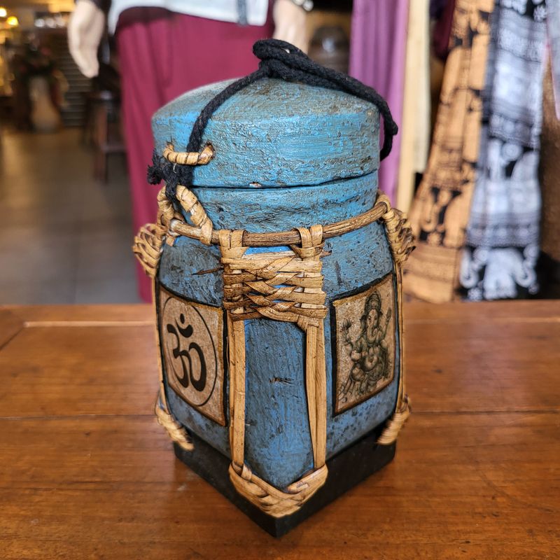 Spun Bamboo Rice Container (S)