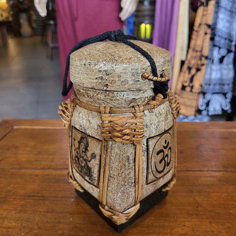 Spun Bamboo Rice Container (S)