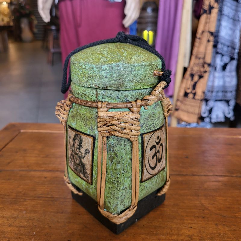Spun Bamboo Rice Container (S)
