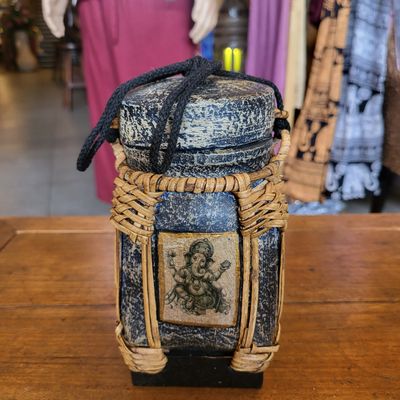 Spun Bamboo Rice Container (S)