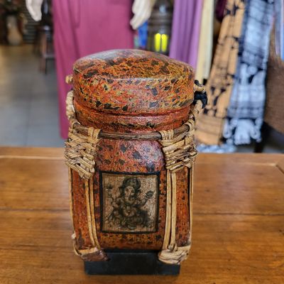 Spun Bamboo Rice Container (S)