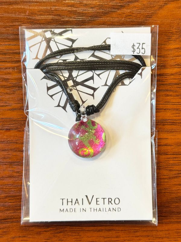 Handmade Glass Pendant Necklace