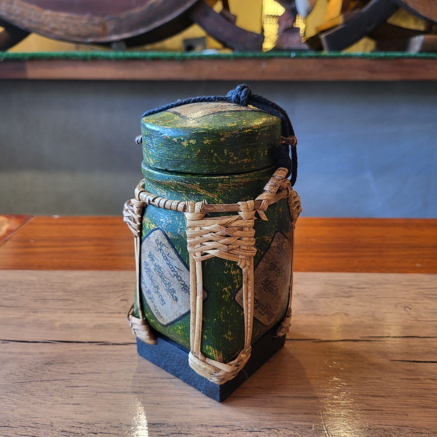 Spun Bamboo Rice Container (S)