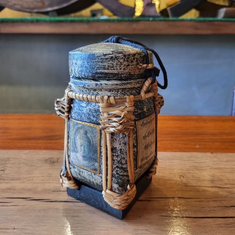 Spun Bamboo Rice Container (S)