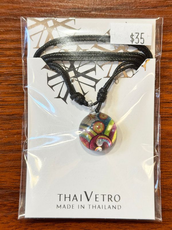 Handmade Glass Pendant Necklace