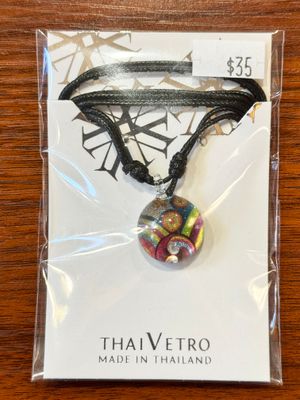 Handmade Glass Pendant Necklace