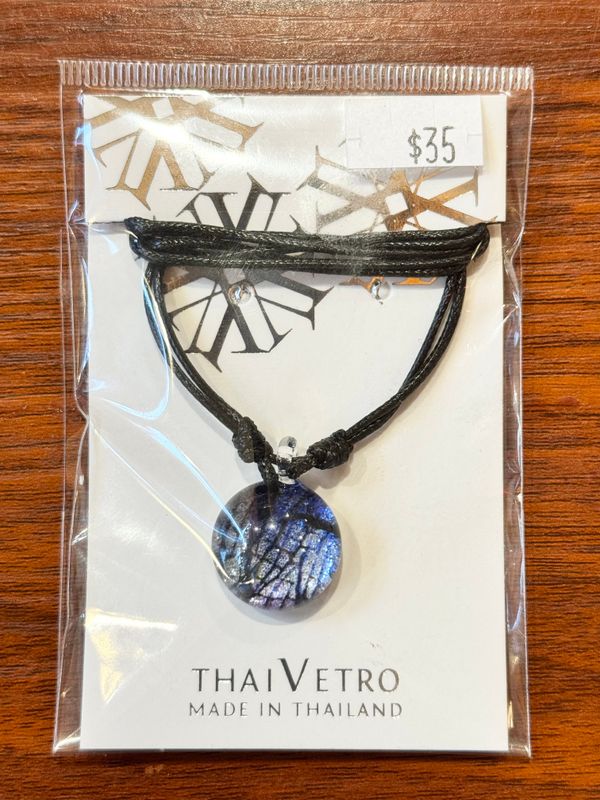 Handmade Glass Pendant Necklace