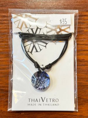 Handmade Glass Pendant Necklace