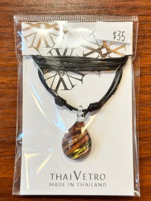 Handmade Glass Pendant Necklace