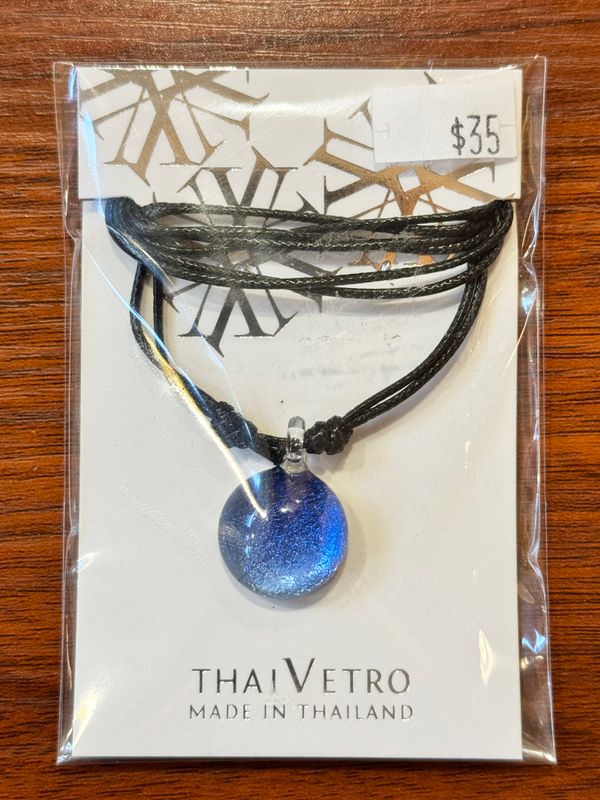 Handmade Glass Pendant Necklace