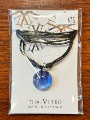 Handmade Glass Pendant Necklace