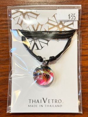 Handmade Glass Pendant Necklace