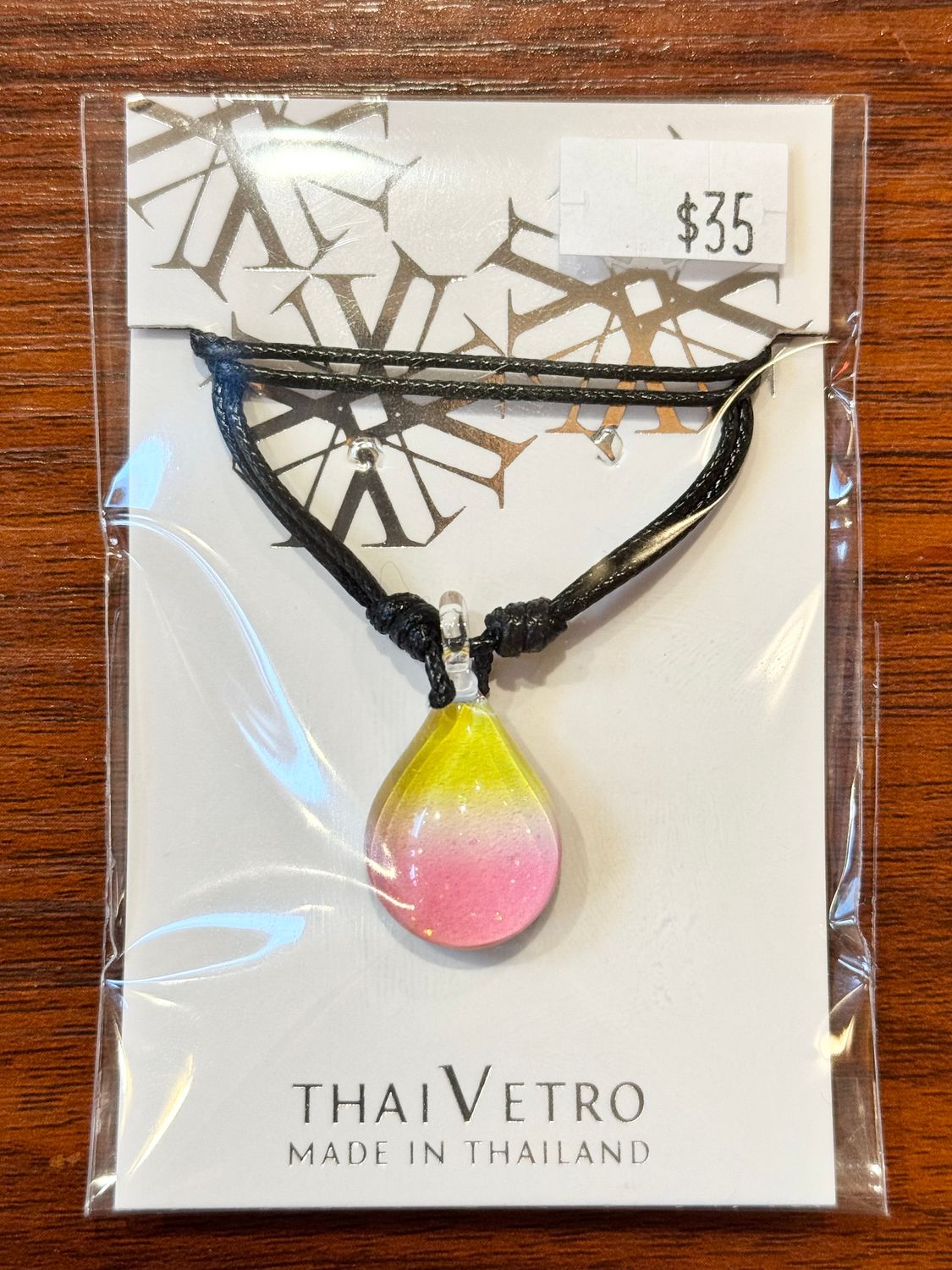 Handmade Glass Pendant Necklace