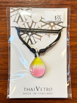 Handmade Glass Pendant Necklace