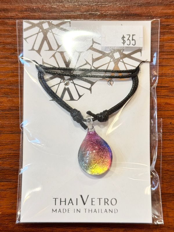 Handmade Glass Pendant Necklace