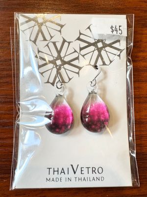 Handmade Glass Earrings