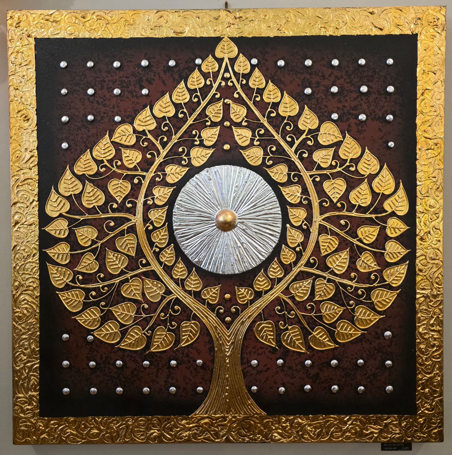 “Bodhi Tree of Enlightenment” Acrylic Painting on Canvas