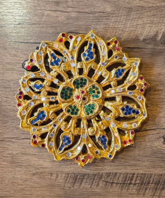 Hand carved Wooden Wall Plaque 20 cm B (Circle)