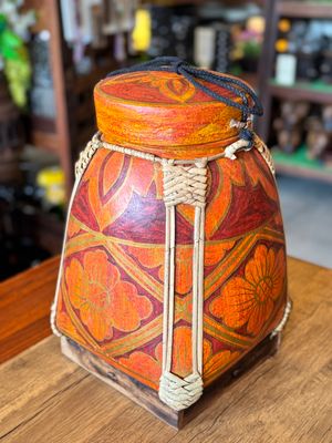 Spun Bamboo Rice Container (L)