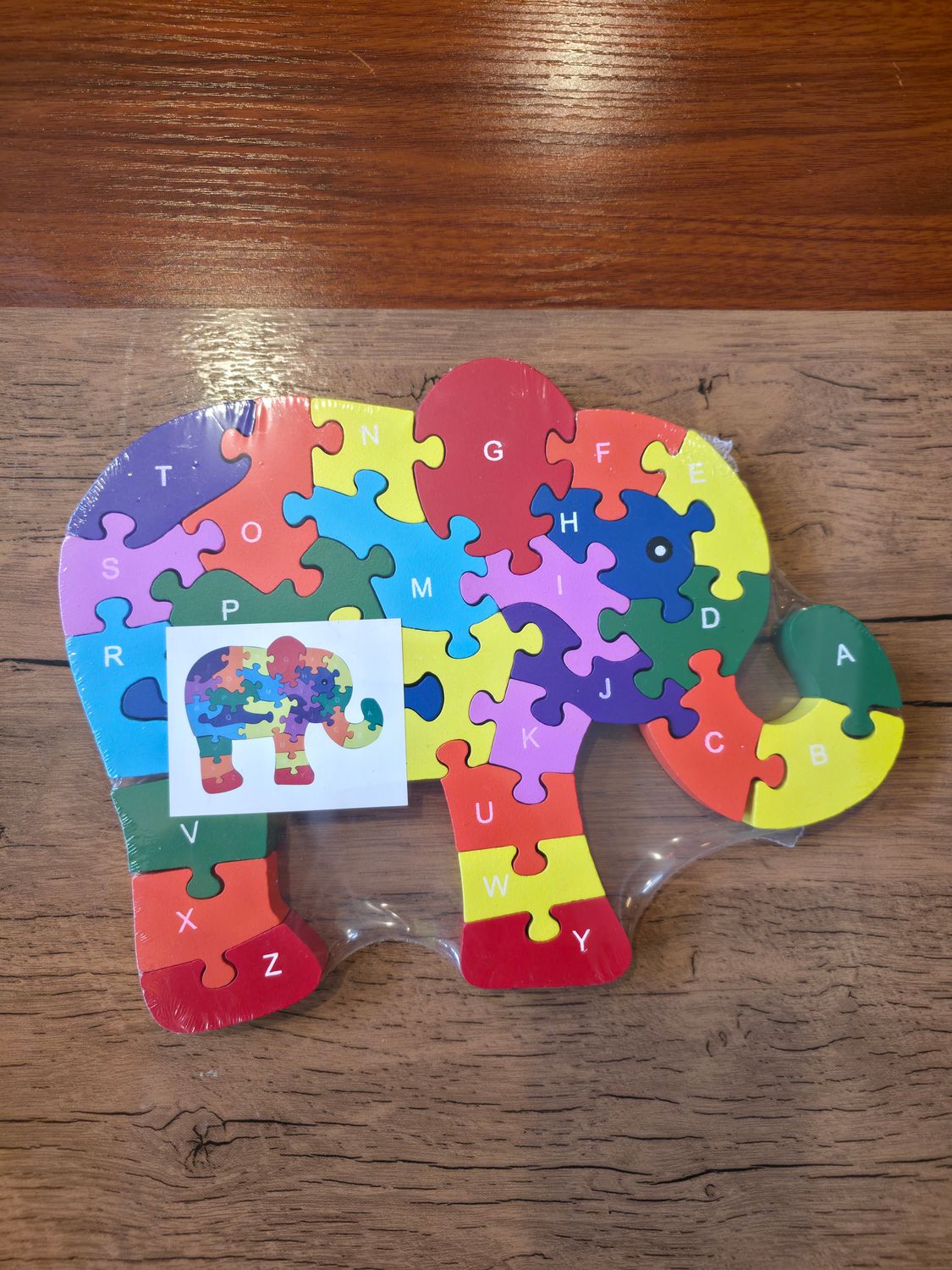 Handmade Wooden Jigsaw (Elephant)