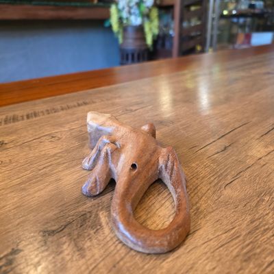 Wooden Whistle - Gecko