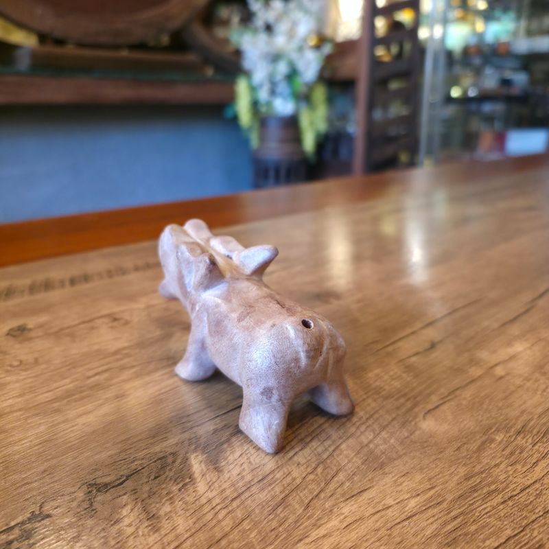 Wooden Whistle - Moo-Deng