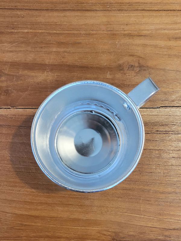 Aluminum cup with handle- 7cm