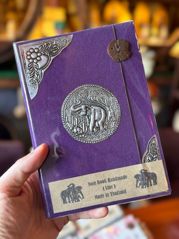 Handmade notebook - Purple