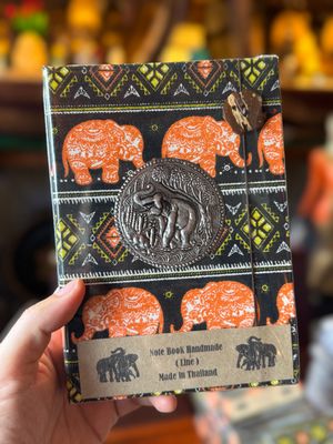 Handmade notebook - Orange