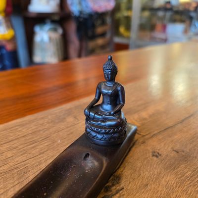 Resin Buddha Incense Holder