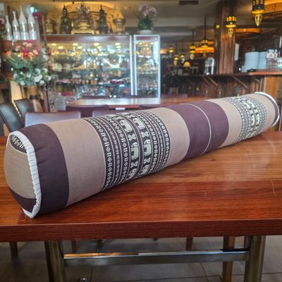 Traditional Thai Bolster ( Brown )
